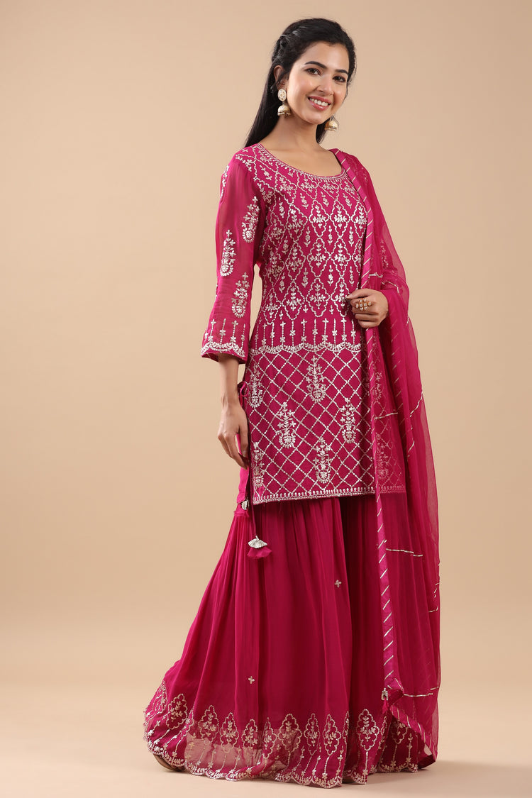 Pittan Kurta Sharara set