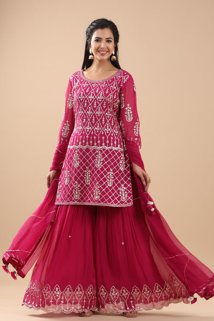 Pittan Kurta Sharara set