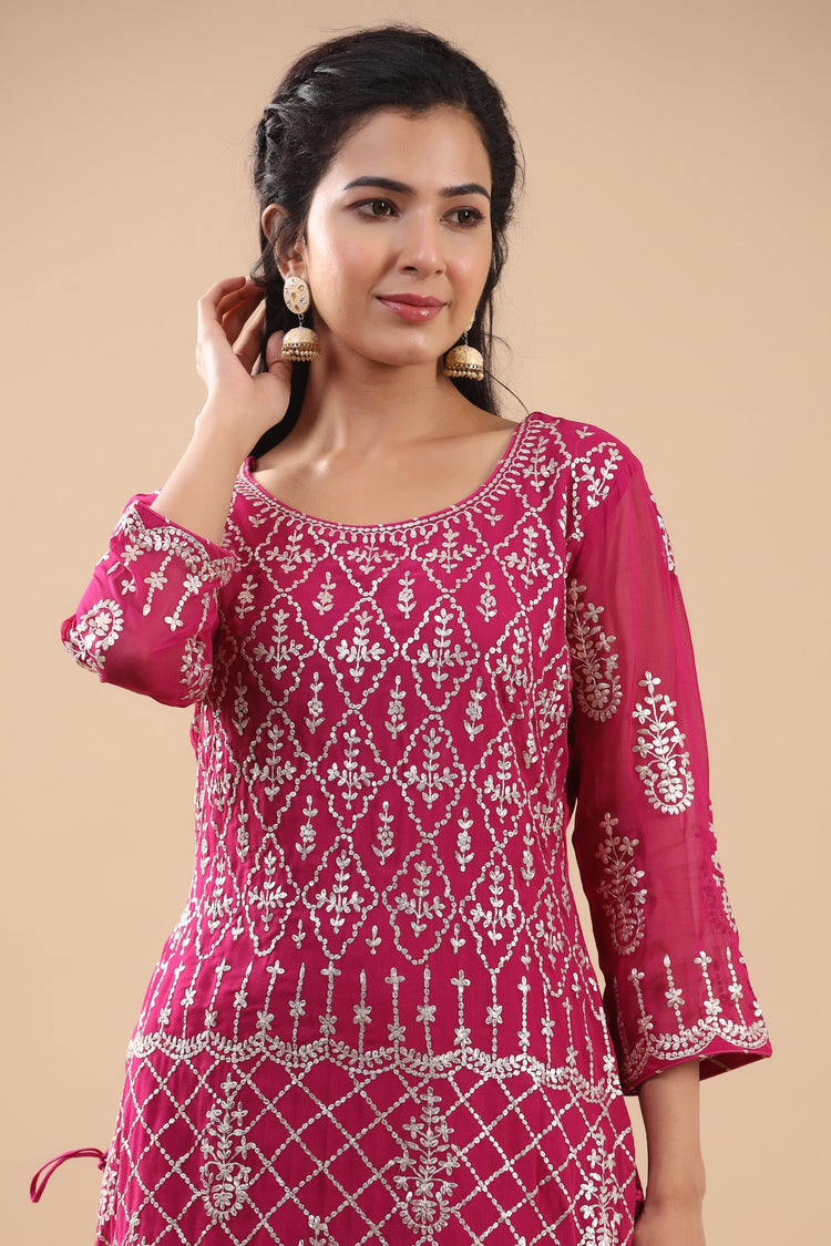 Pittan Kurta Sharara set