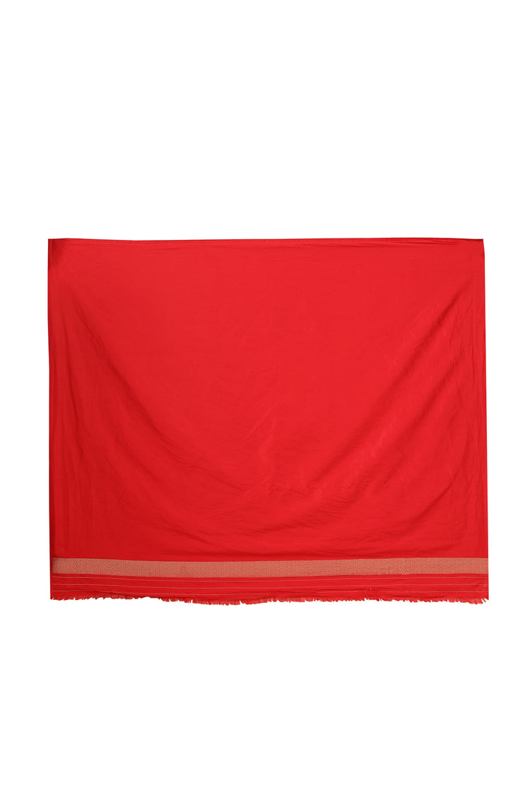 Golden Yellow Zari Woven Saree