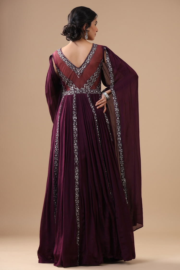 Sequinned Evening Gown