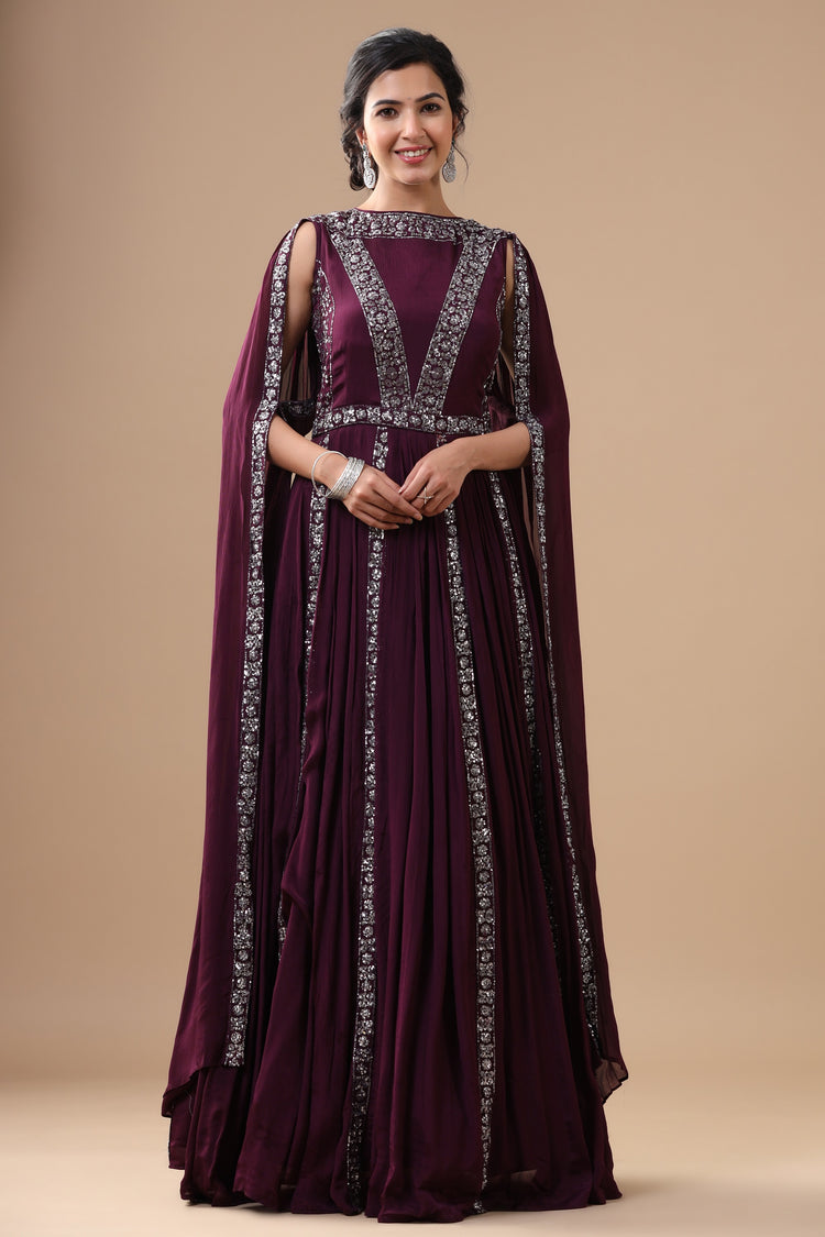 Sequinned Evening Gown