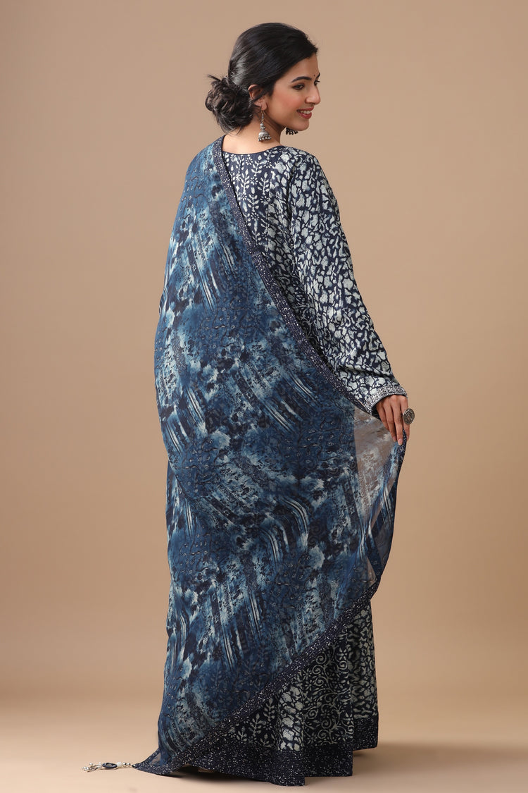 Muslin Silk Anarkali