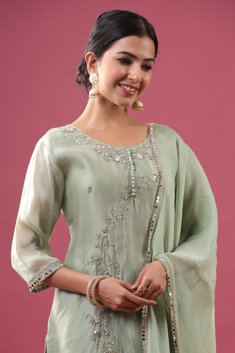 Organza Kurta Pant set