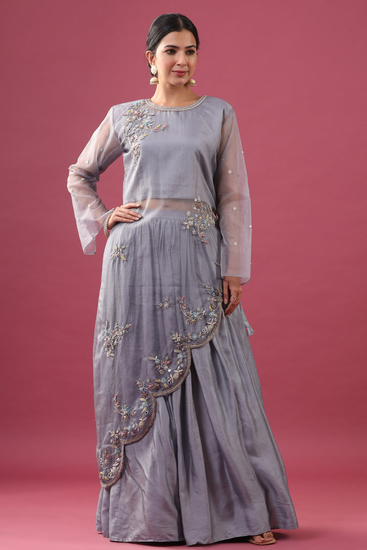 Asymmetrical Top with Skirt