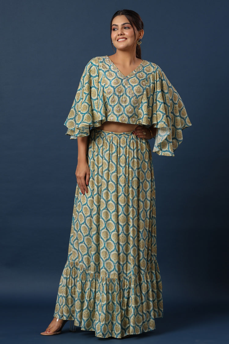 Skirt Crop Top Set