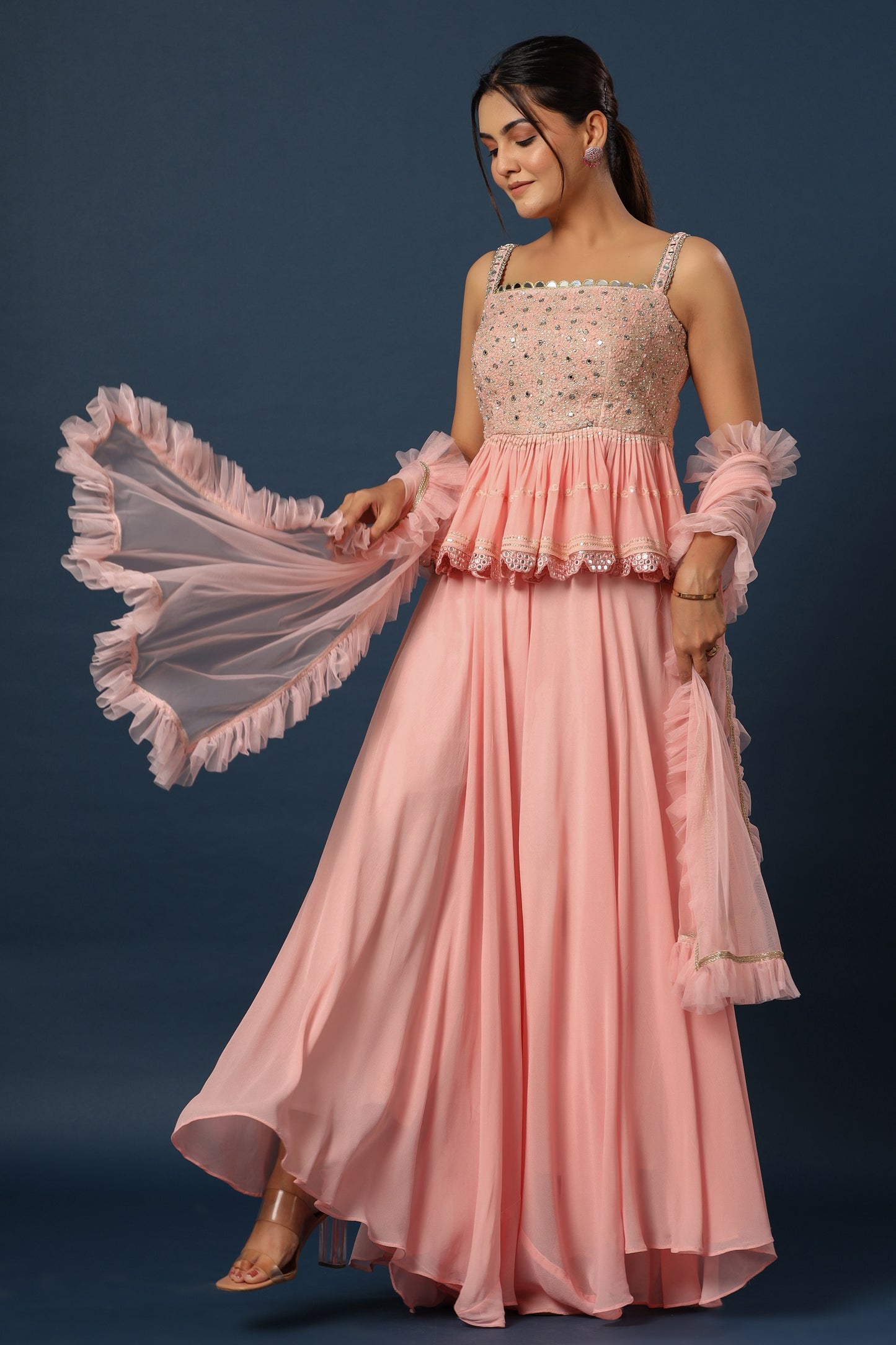 Palazzo set with Dupatta