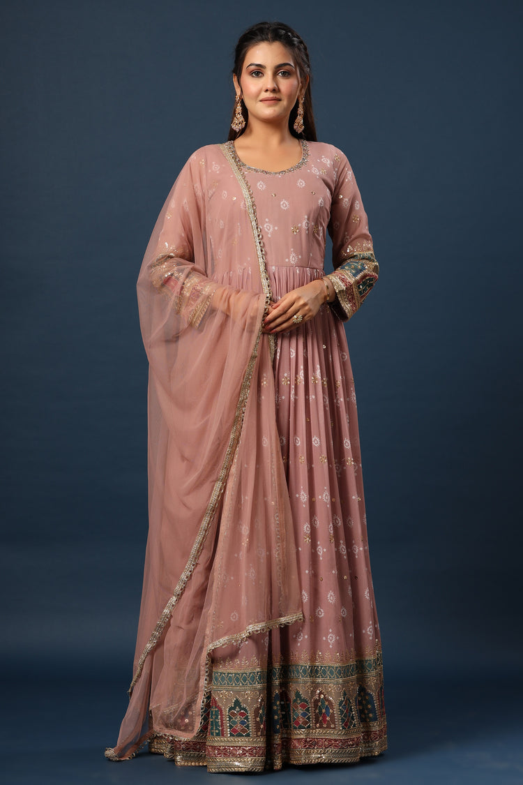 Gown with Dupatta
