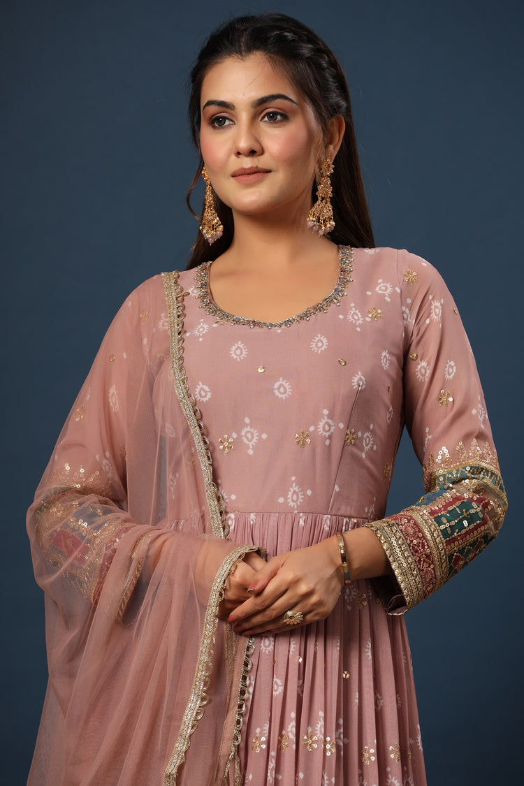 Gown with Dupatta