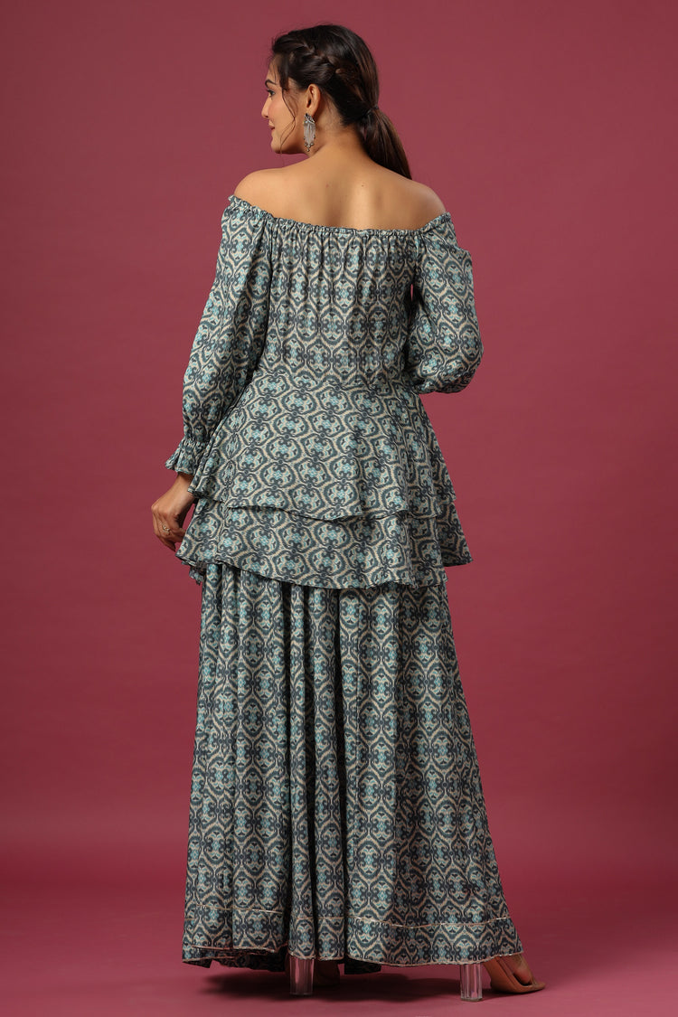 Peplum Skirt Set