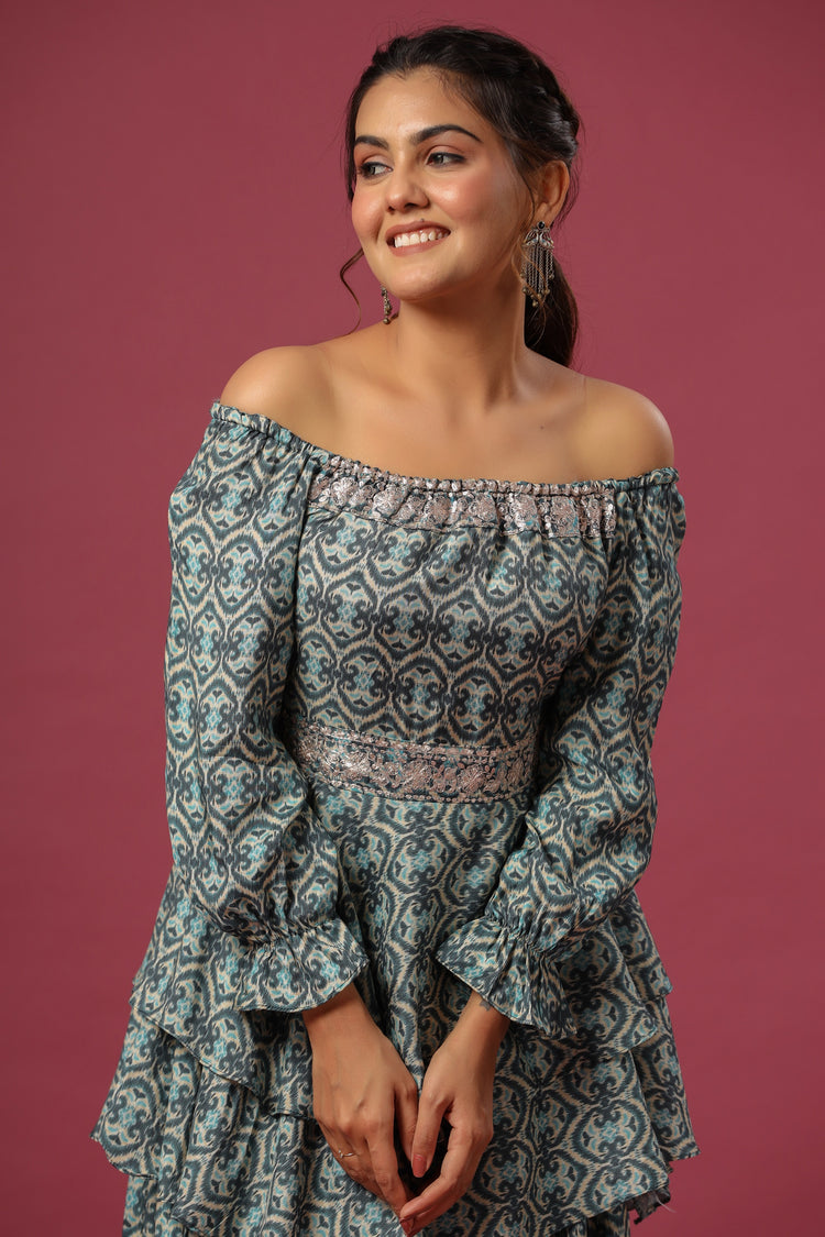 Peplum Skirt Set