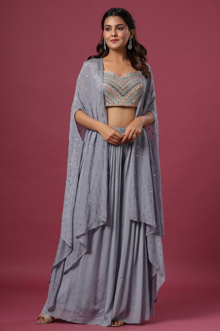 Fusion Dress with Crop Top