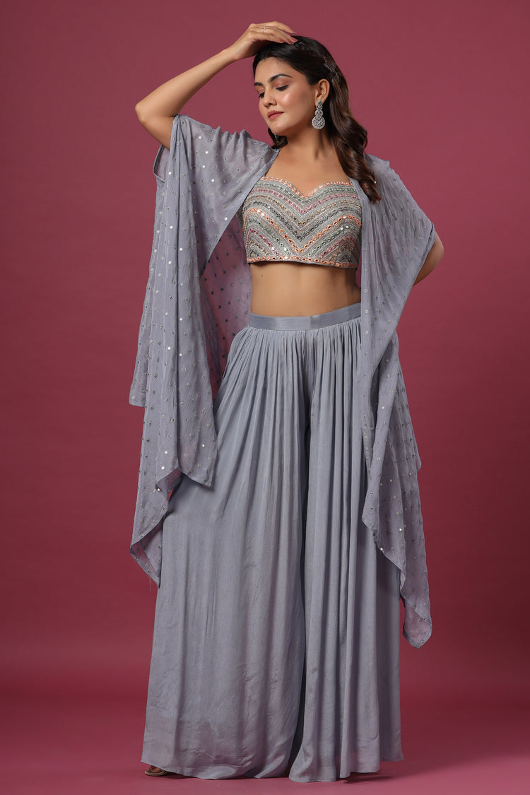 Fusion Dress with Crop Top