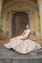 Beige Lehenga Choli In Multi Color Thread Embroidery And Embellishment In Intricate Geometric, And Floral Motifs