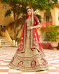 Forest Green Lehenga Set In Royal Heritage Hand Embroidery