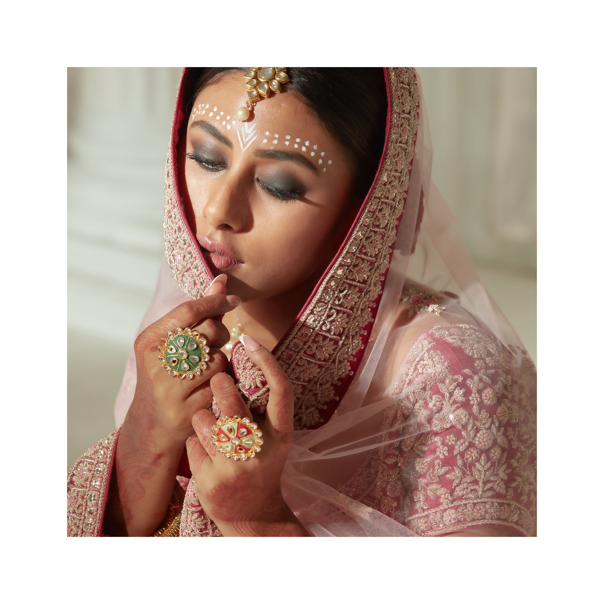 Ombre Bridal Lehenga Set