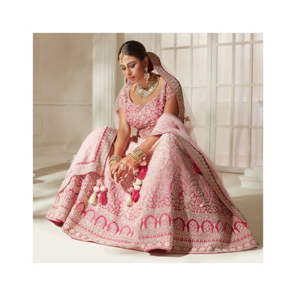 Ombre Bridal Lehenga Set