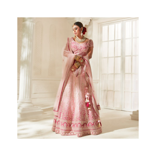 Ombre Bridal Lehenga Set