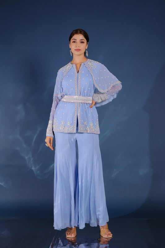 palazzo trousers and tops  palazzo and crop top  crop top plazo  palazzo and top  traditional crop top and plazo  crop top with palazzo for wedding  crop top palazzo with jacket  plazo top and jacket  palazzo pants with long tops  crop top and plazo  plazo with short top  palazzo pants and tops  crop top with palazzo  plazo and top  palazzo pants with top  top with palazzo  Palazzo Set