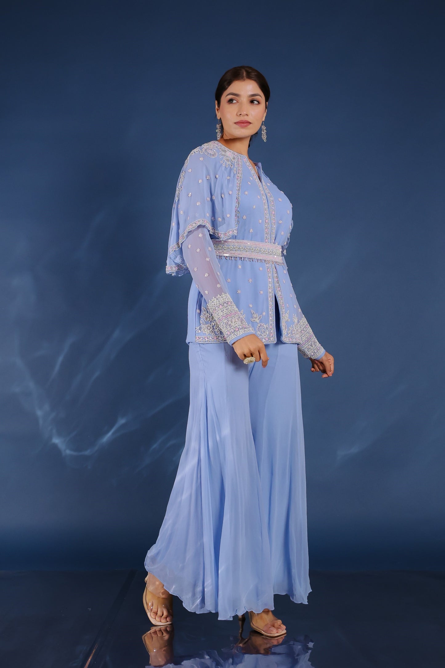 palazzo trousers and tops  palazzo and crop top  crop top plazo  palazzo and top  traditional crop top and plazo  crop top with palazzo for wedding  crop top palazzo with jacket  plazo top and jacket  palazzo pants with long tops  crop top and plazo  plazo with short top  palazzo pants and tops  crop top with palazzo  plazo and top  palazzo pants with top  top with palazzo  Palazzo Set