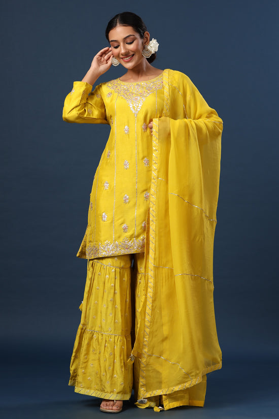 Kurti with sharara