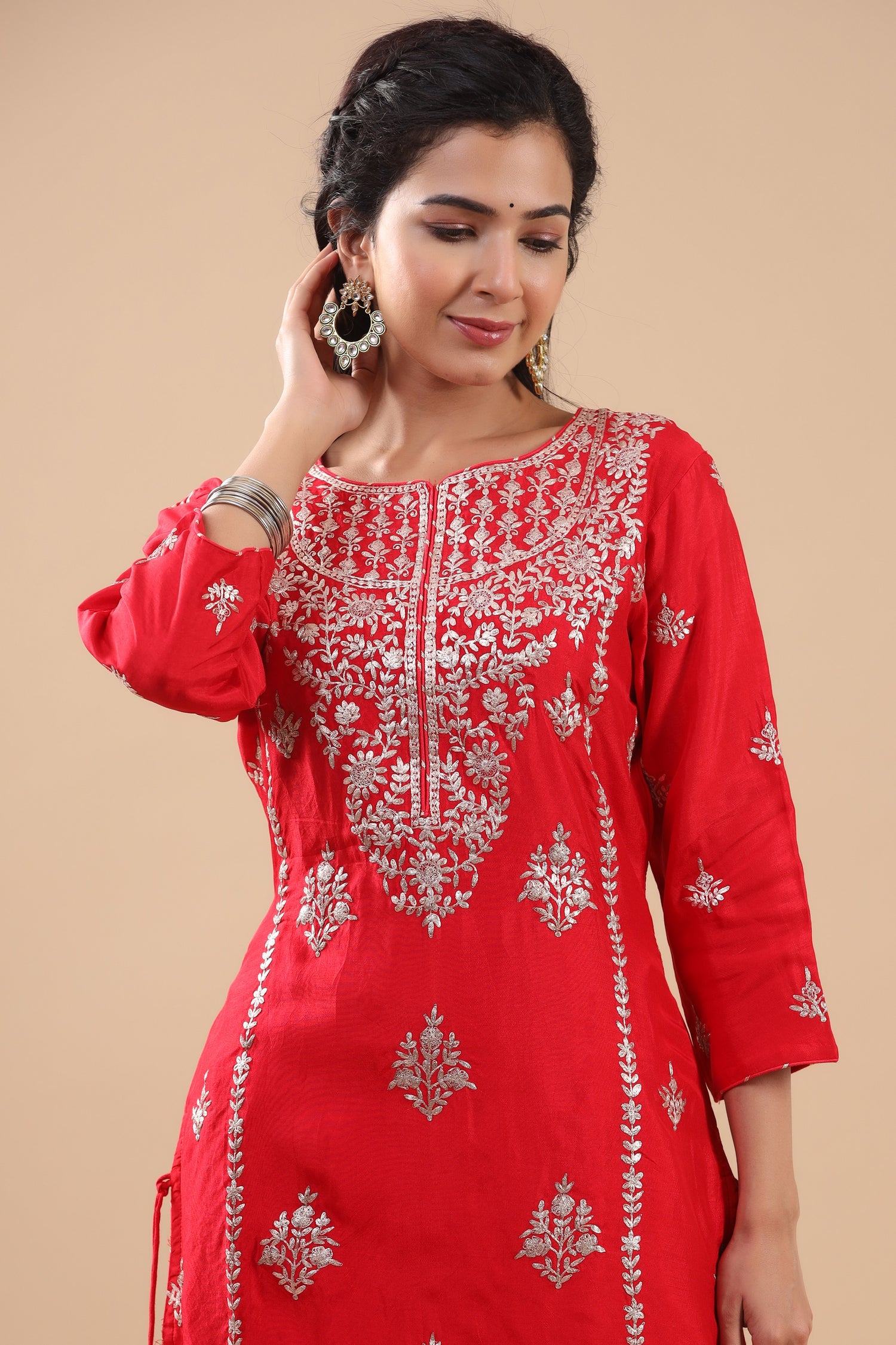 Kurta Sharara set with Dupatta