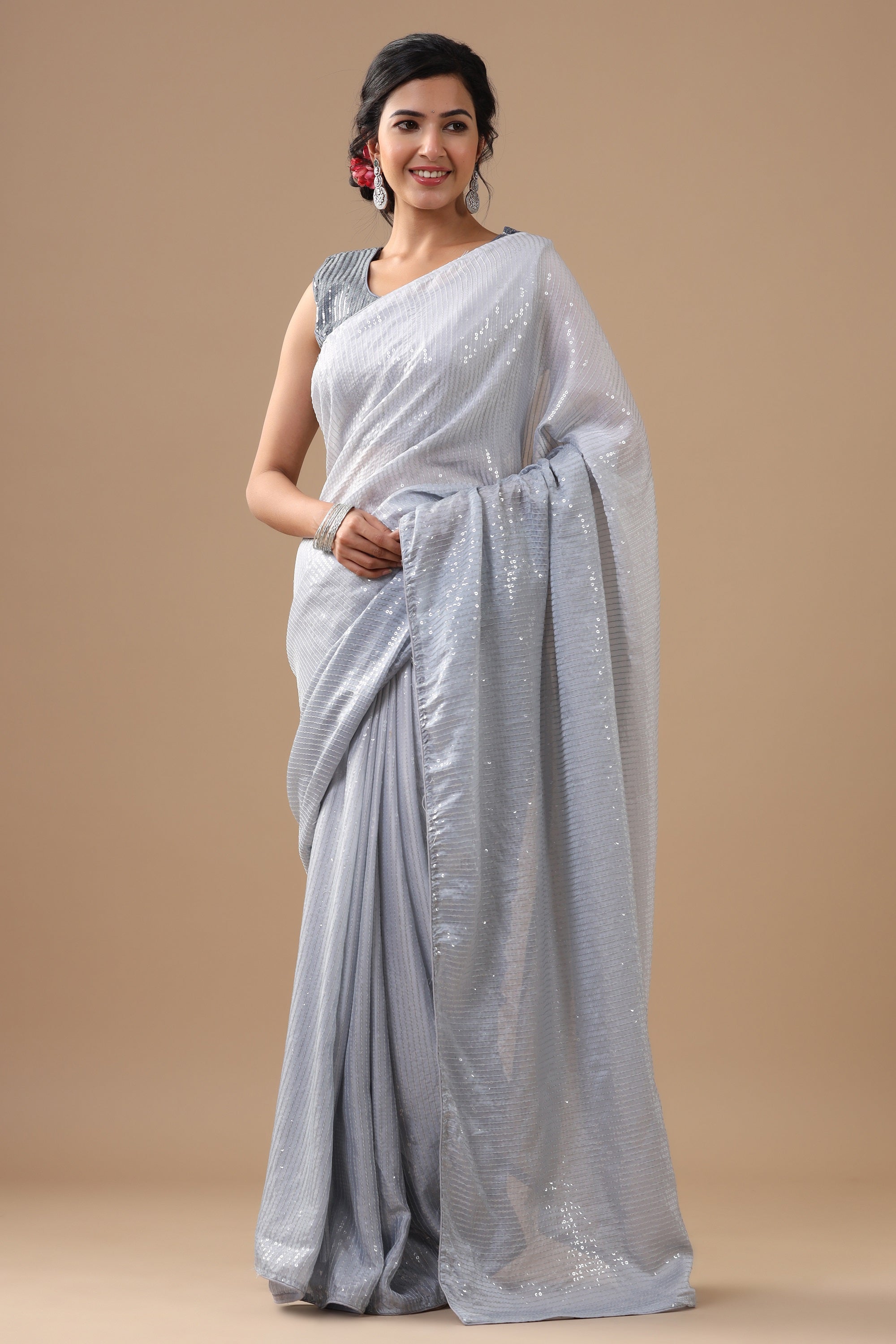 Cocktail sarees hot sale