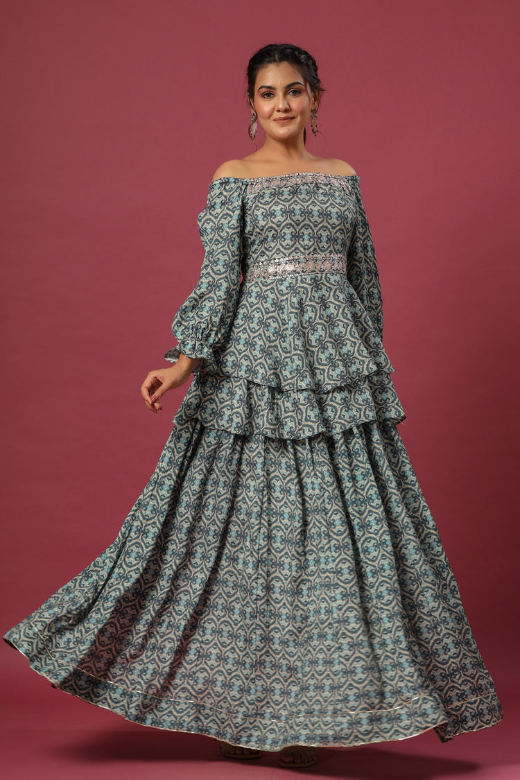 Peplum Skirt Set