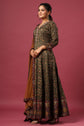 Printed Anarkali Gown with Dupatta