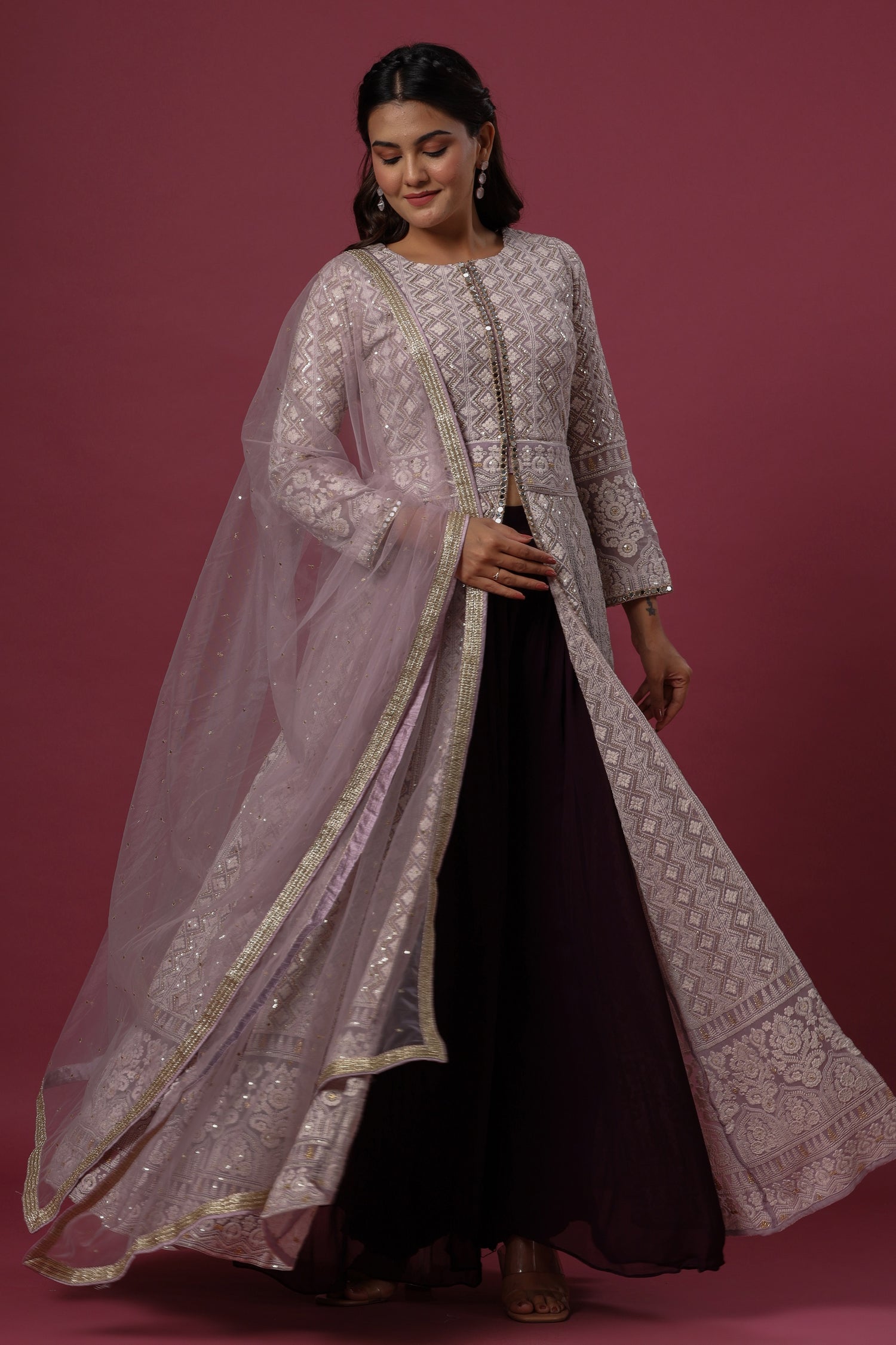Chikankeri Kurta with Palazzo